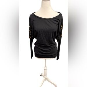 Vintage Baby Phat long sleeve Top-Black